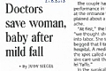 Doctors save women, baby after mild fall