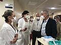 Director General of the Ministry of Health and senior ministry officials visits Hillel Yaffe Medical Center